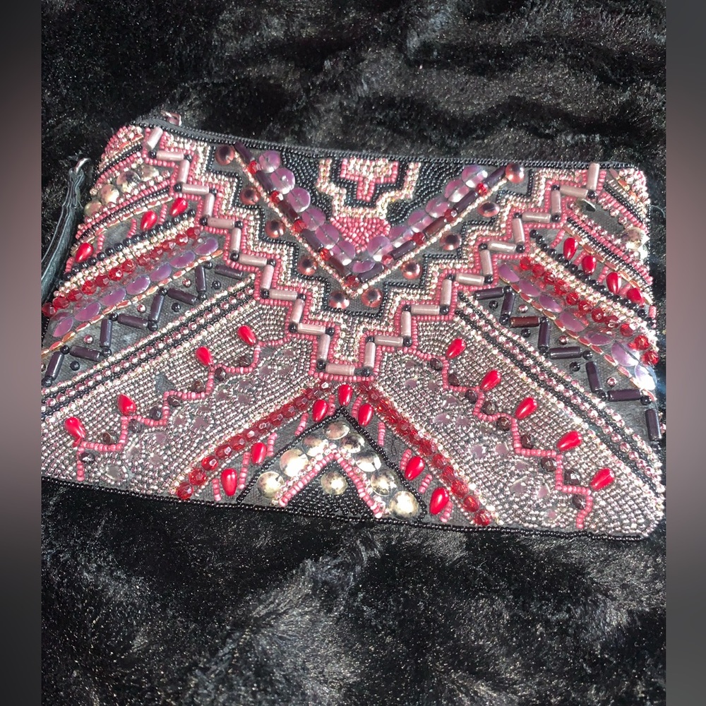 Custom Hand Made Bejeweled Purse